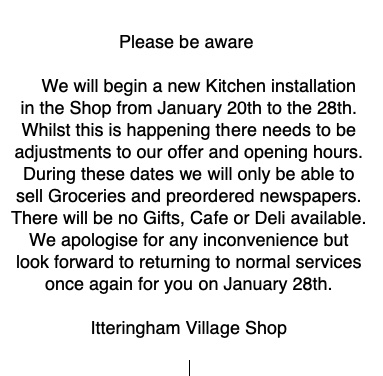 Itteringham Village Shop